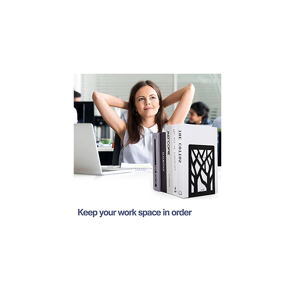 Sujetalibros de metal para libros negros (2)