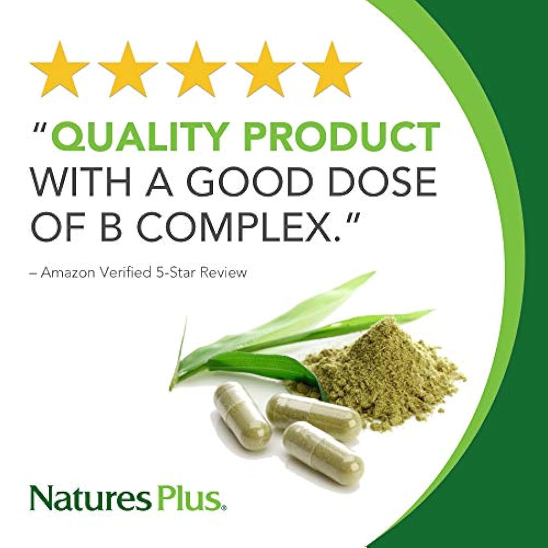 Nature 's Plus – B-Complex W/Arroz Bran, 90 tabletas