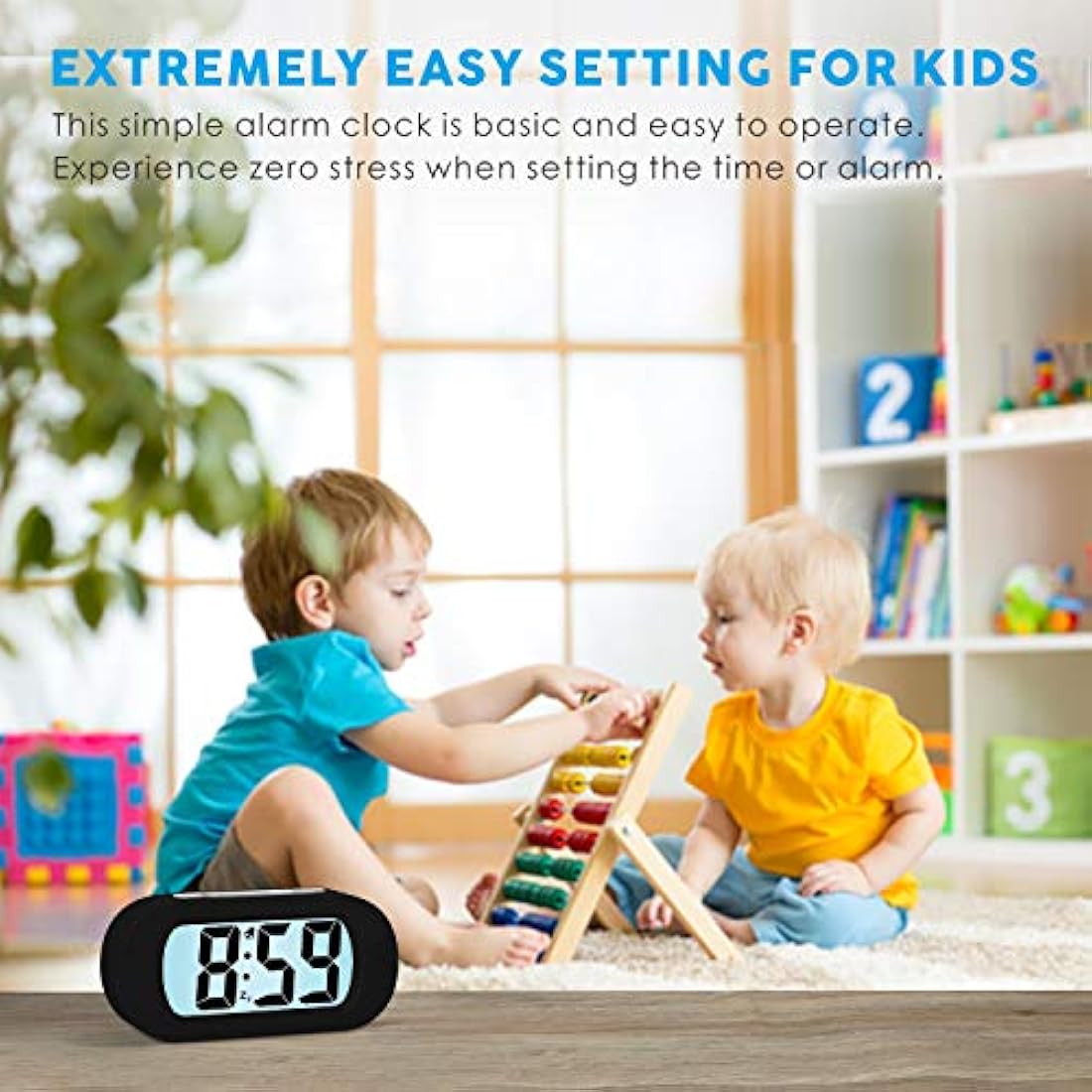 PReloj despertador de silicona para mesita de noche