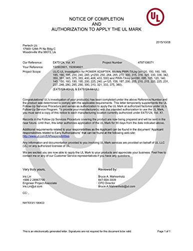 Cargador Laptop Adaptador de CA Cable de alimentación