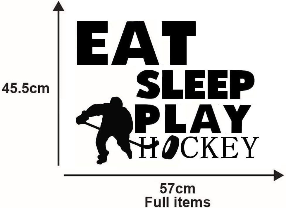 Vinilo Decorativo BIBITIME Silueta Hockey para Habitaciones Infantiles