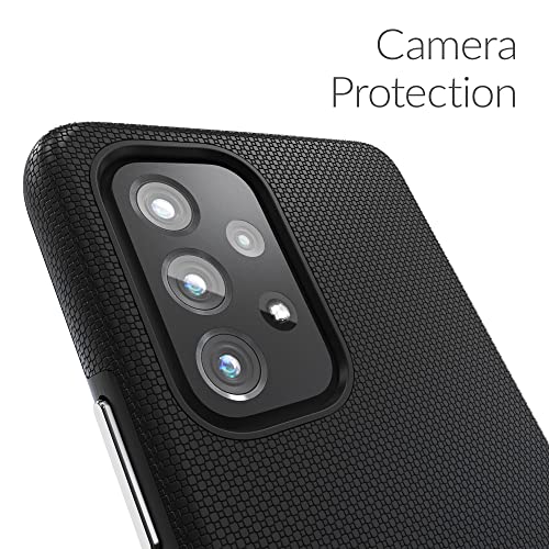 Crave Dual Guard - Funda para Samsung Galaxy A53, protección a prueba de golpes, doble capa para Samsung Galaxy A53 5G, color negro