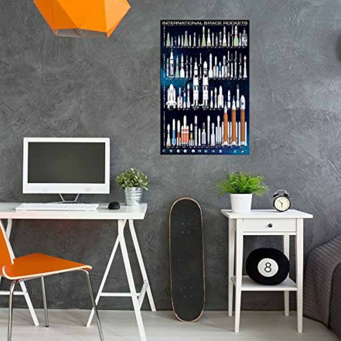 EuroGraphics International Space Rockets - Póster