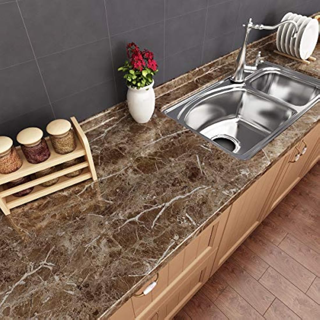 papel autoadhesivo de pegar y quitar para encimera