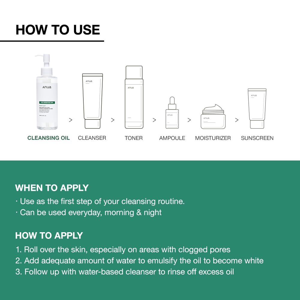 Aceite Limpiador Suave para Piel Sensible y Puntos Negros