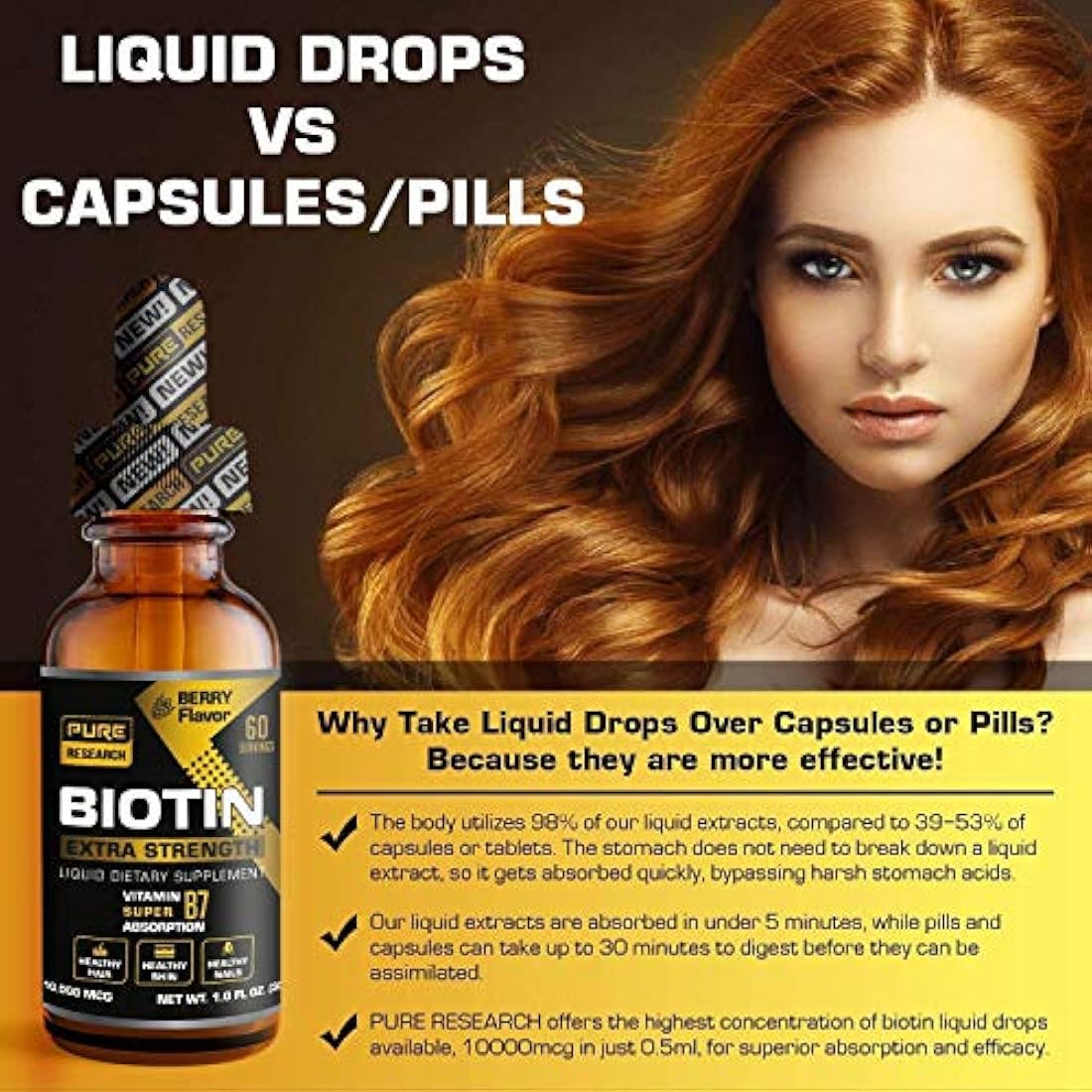 Gotas para ayudar a crecer el cabello