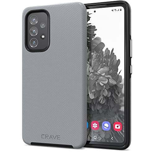Crave Funda Dual Guard para Samsung Galaxy A53, protección a prueba de golpes, funda de doble capa para Samsung Galaxy A53 5G, pizarra