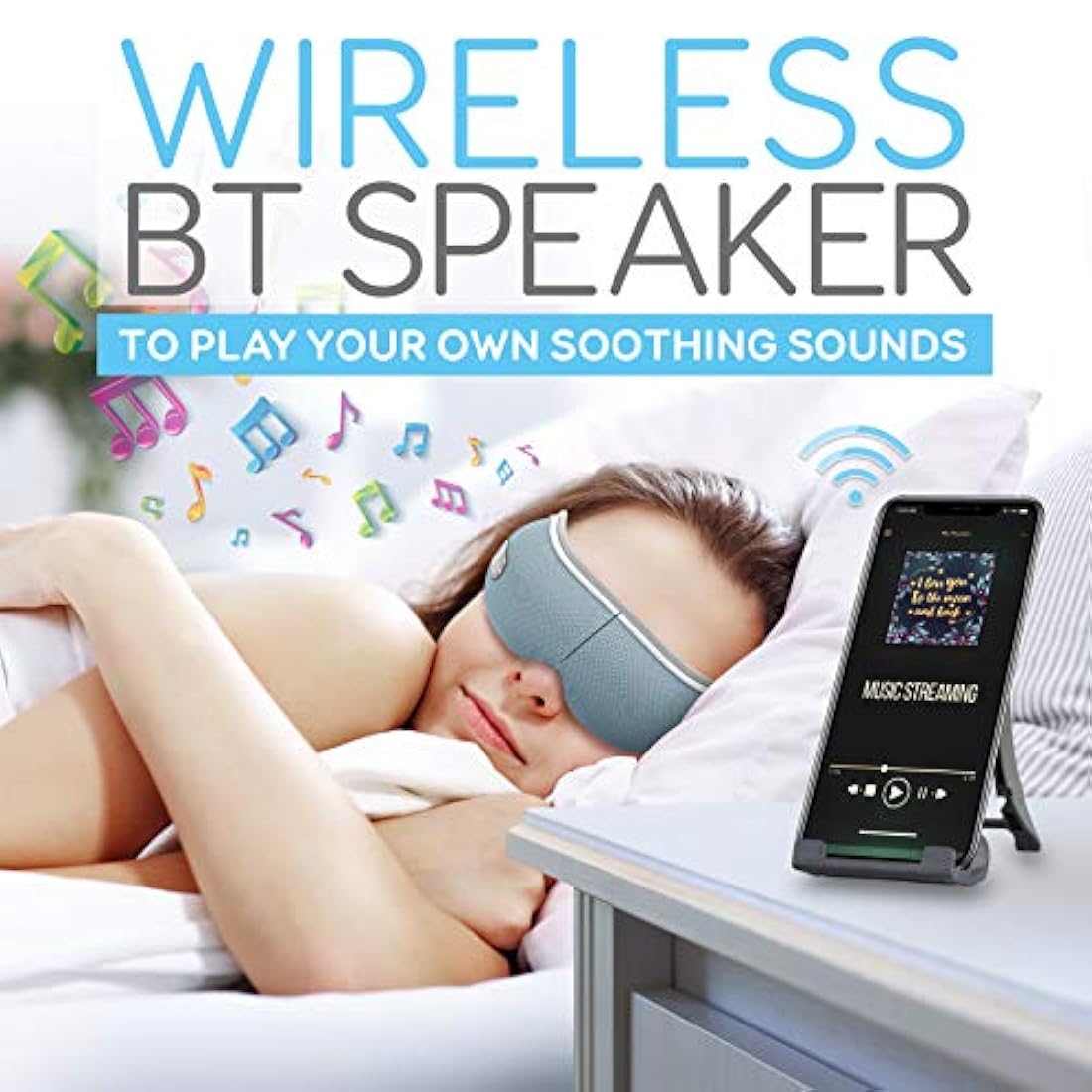 Masajeador de ojos eléctrico SERENELIFE SLEYMSG99