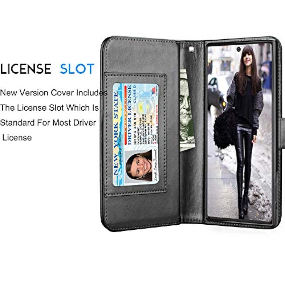 Funda para Galaxy Note 10 Plus, negro.