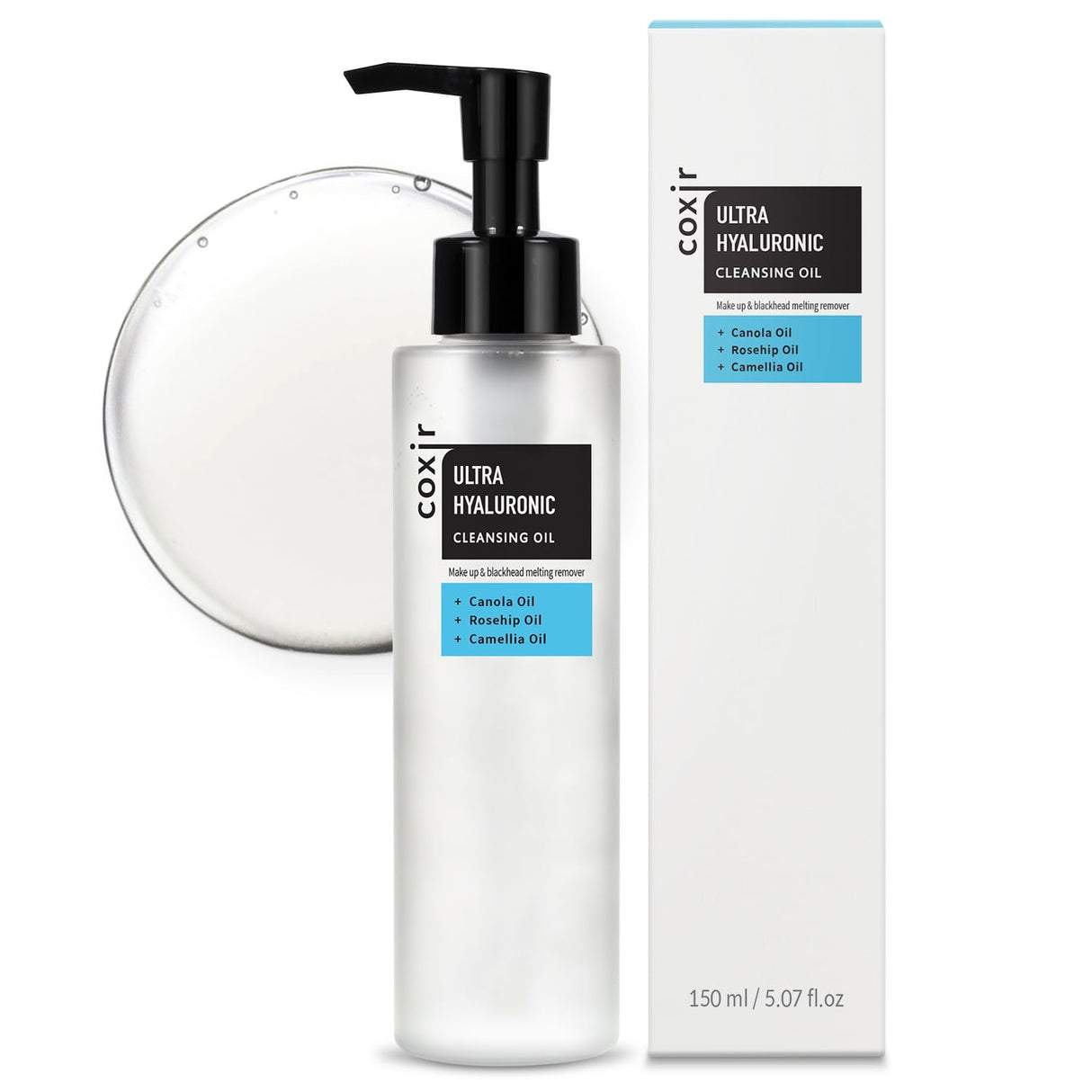 Aceite Limpiador Facial con Ácido Hialurónico, Sin Crueldad