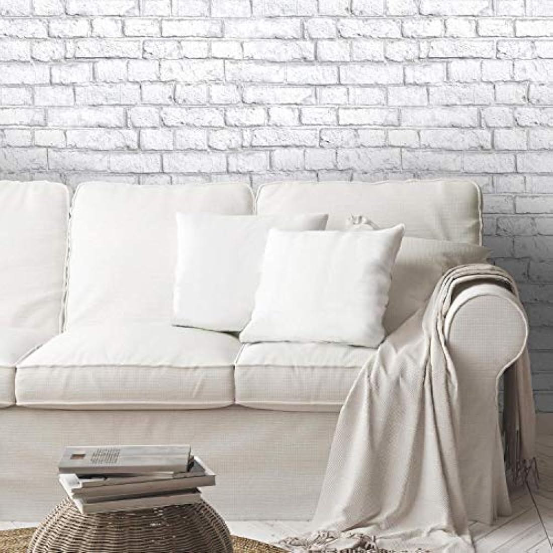 Vinilos Decorativos, Papel pintado, diseño de ladrillo