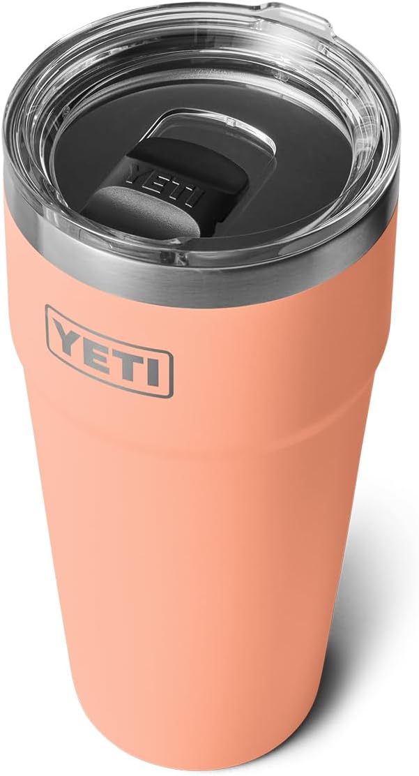Vaso YETI Rambler 30 oz, Acero Inoxidable, Melocotón