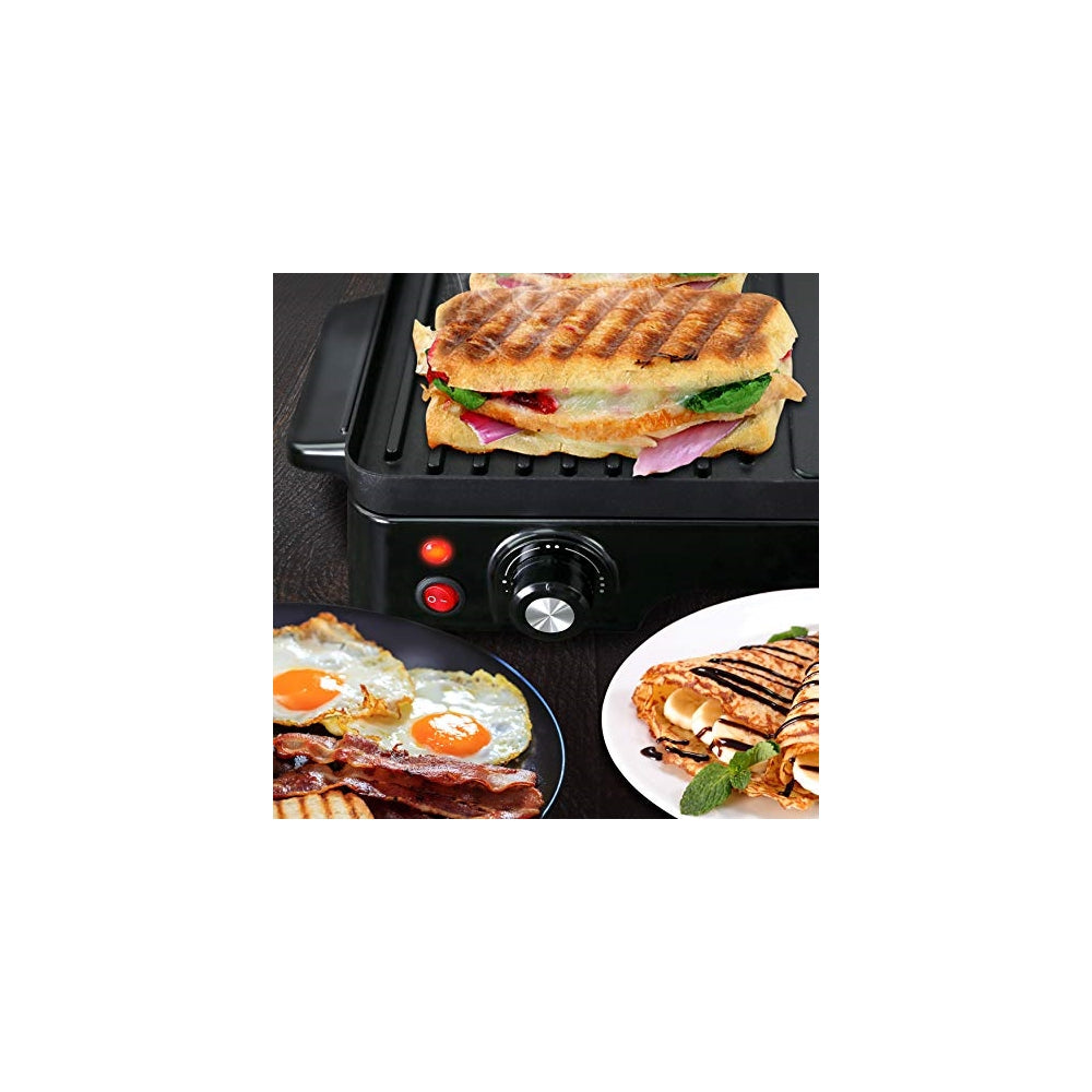 Sanduchera Grill 2 En 1 NutriChef PKGRIL43.5
