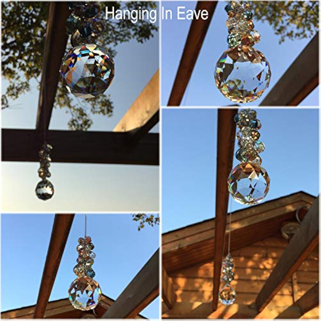 cristales bola prismas atrapasueños colgante-Skying Trading