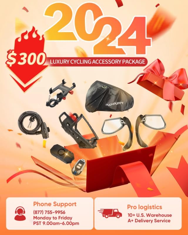 Bicicleta eléctrica Samoyed 960W, 48V 15AH, 60 millas, 26