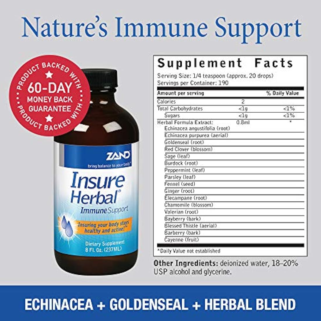 Zand Insure Herbal Fórmula 8oz