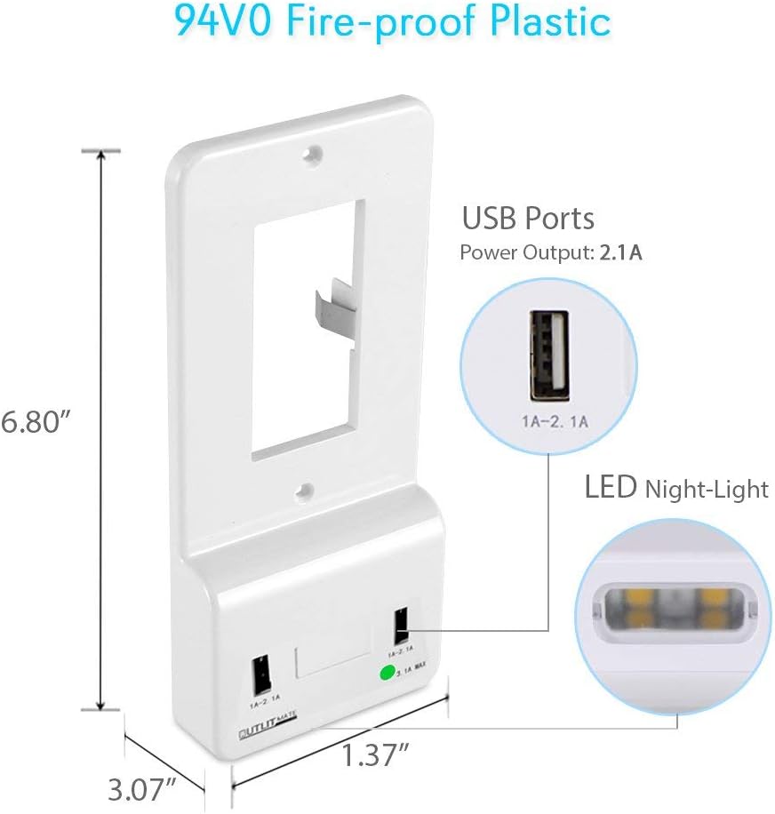 Tapa de salida de carga USB PYLE-HOME PWPLGULT214