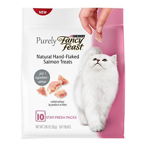 Purina Fancy Feast Trato para gatos de salmón con escamas