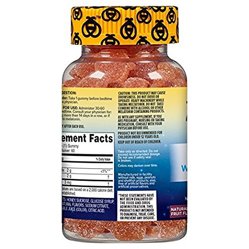 Gomitas de sueño para adultos Zarbee's Naturals con 3 mg