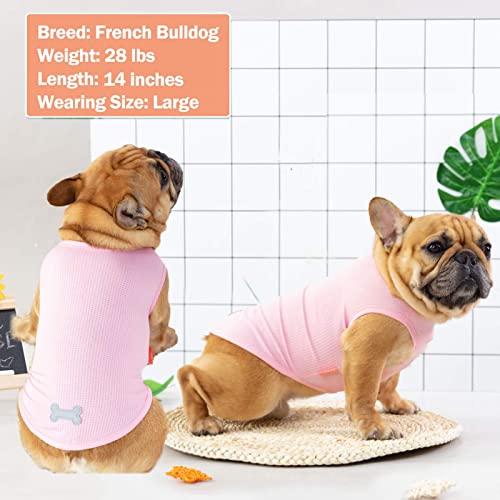 KYEESE Paquete de 2 camisas para perros