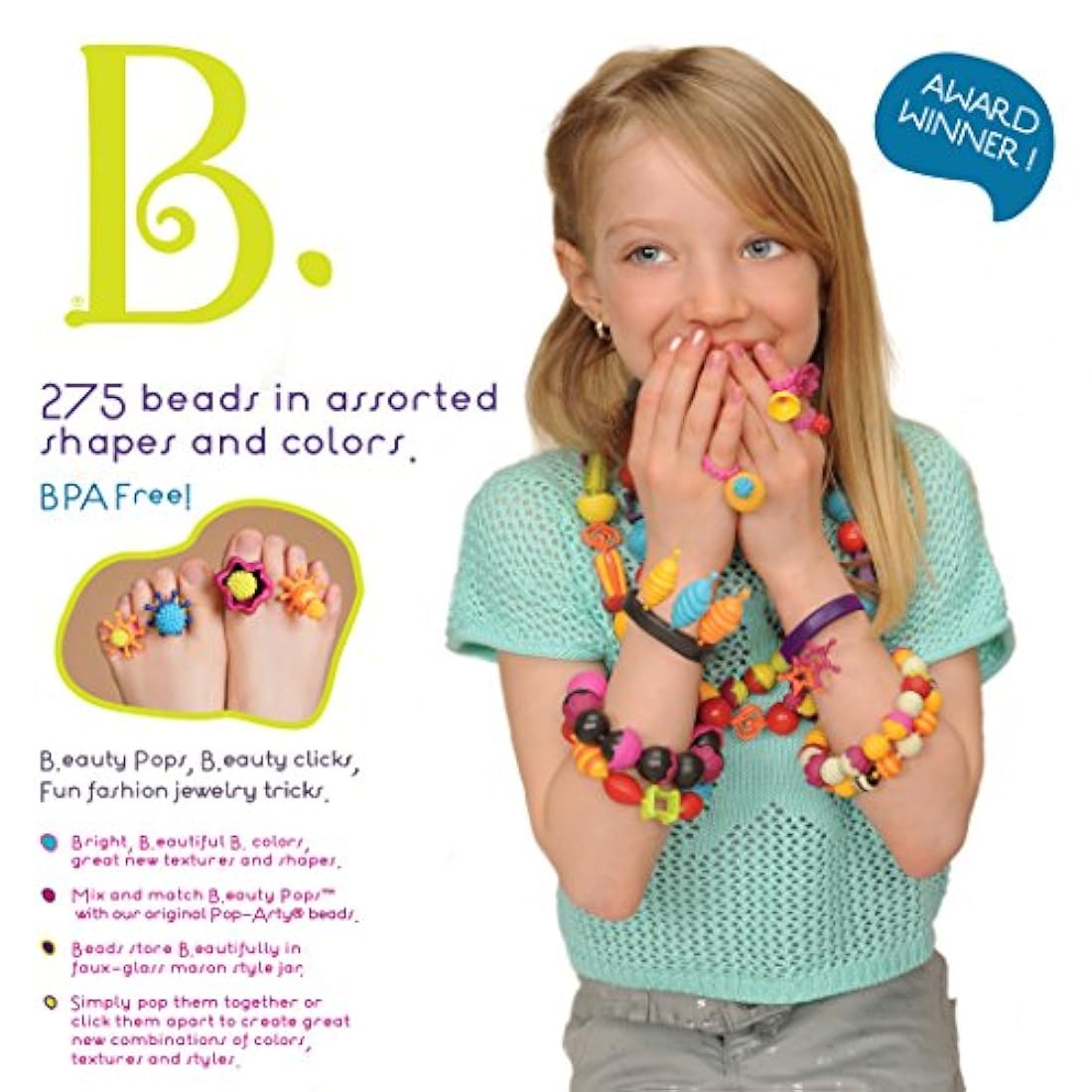 Kit de manualidades – Collares, anillos, pulseras – 4 años