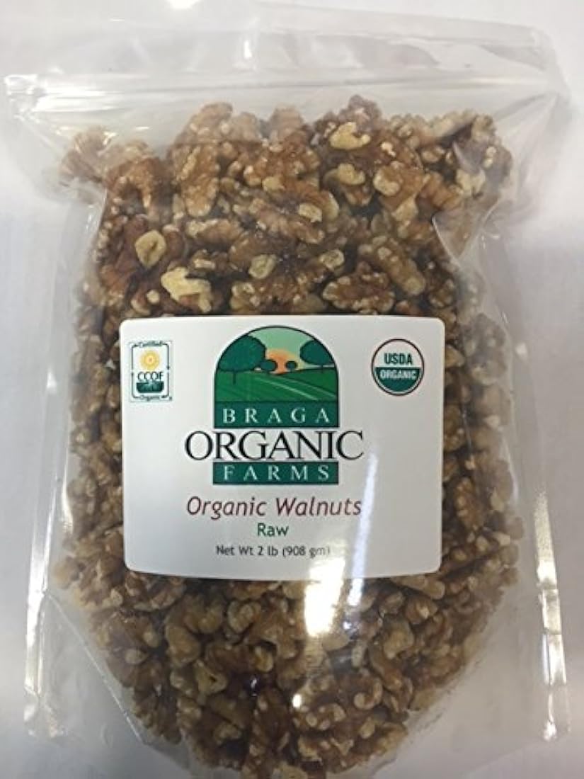 Braga Organic Farms nueces orgánicas, 2 libras