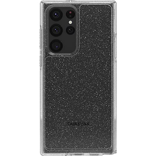 OTTERBOX Symmetry Clear Series - Funda para Galaxy S22 Ultra - Stardust (Silver Flake)