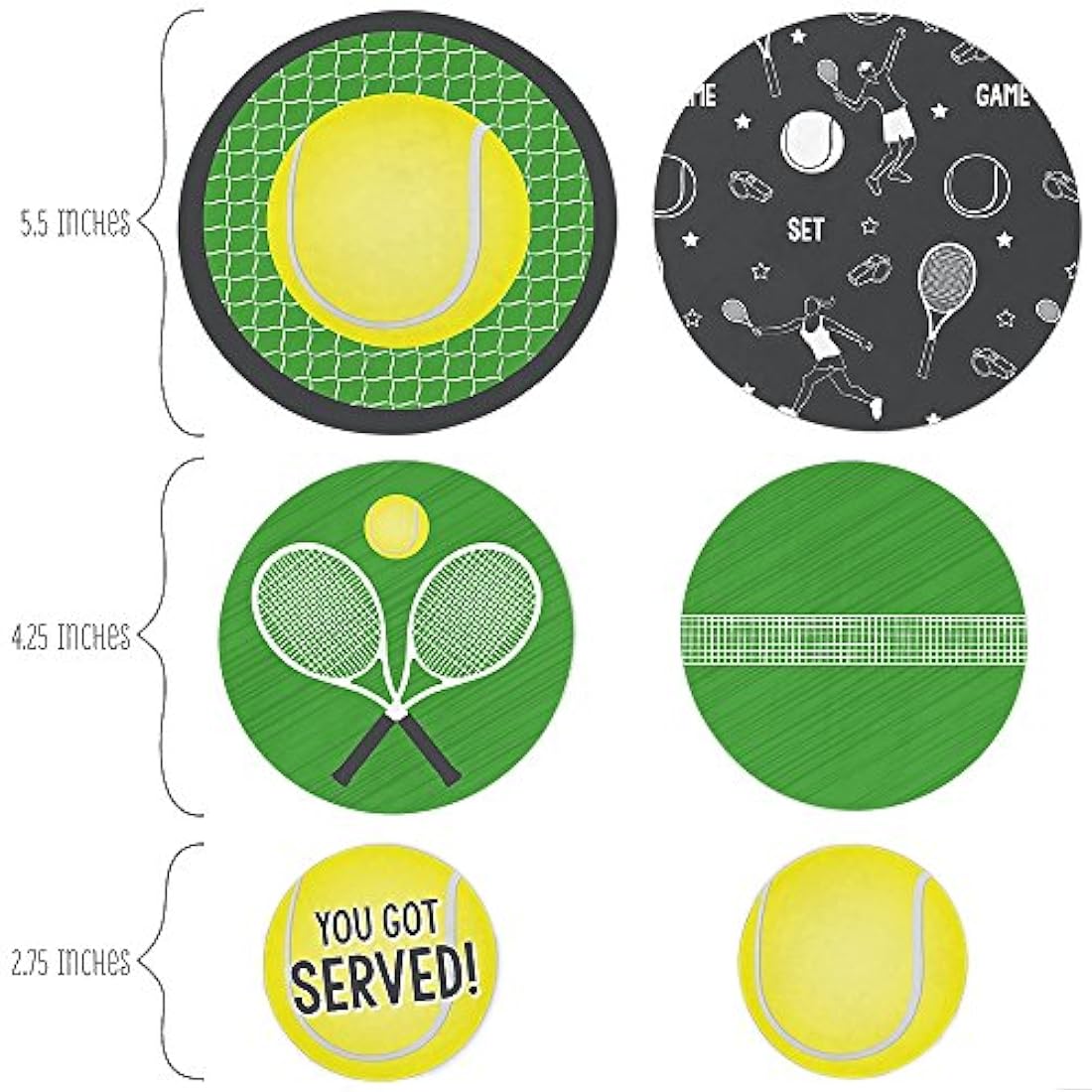 Decoraciones de fiesta diseño de confeti. Marca Pyle