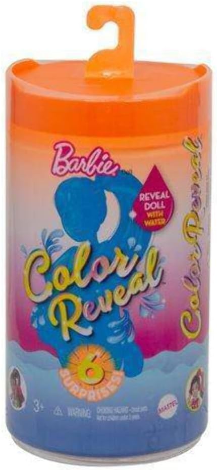 Barbie Color Reveal Chelsea Muñeca con 6 Sorpresas, Modelo 2023