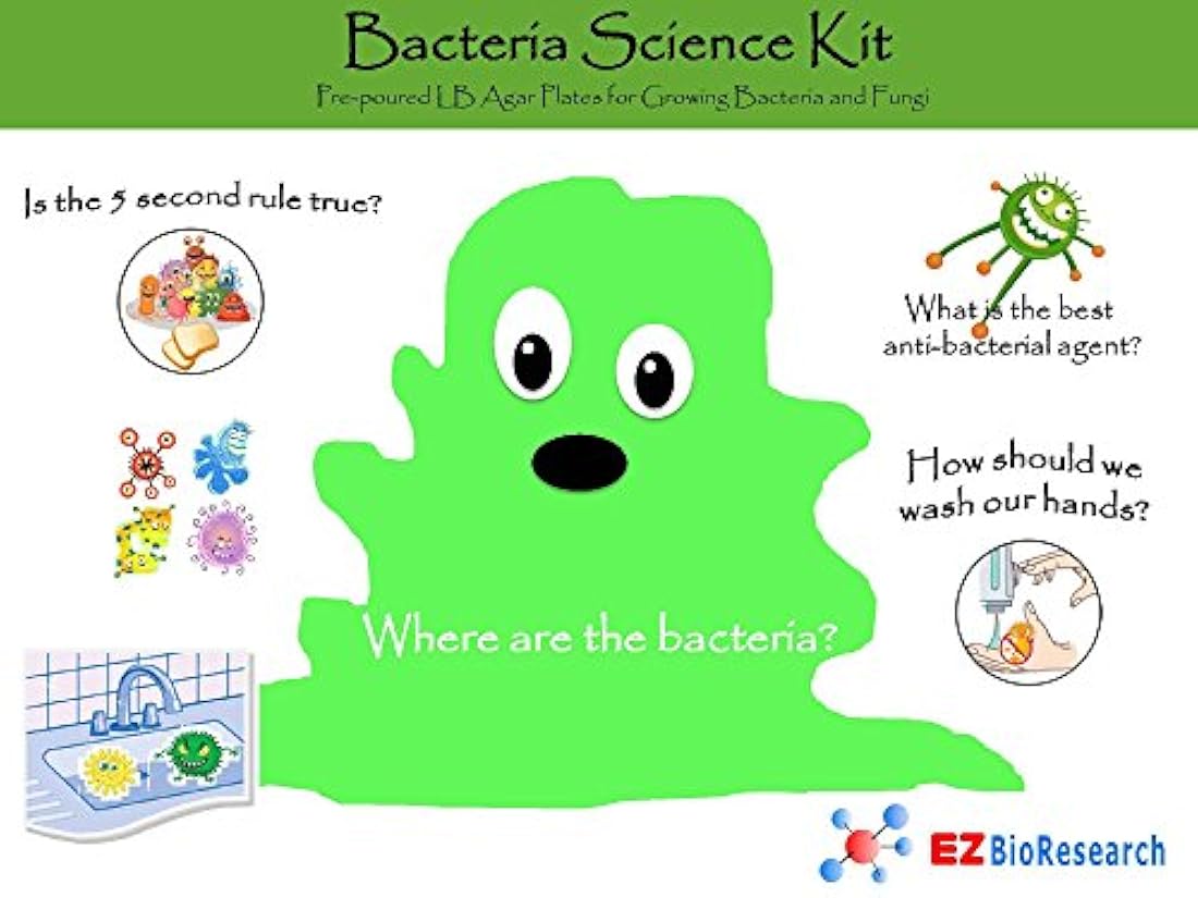 Kit de ciencias de bacterias EZ Bioresearch (IV):