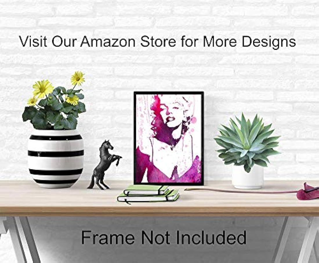 Marilyn Monroe Watercolour Wall Art Print