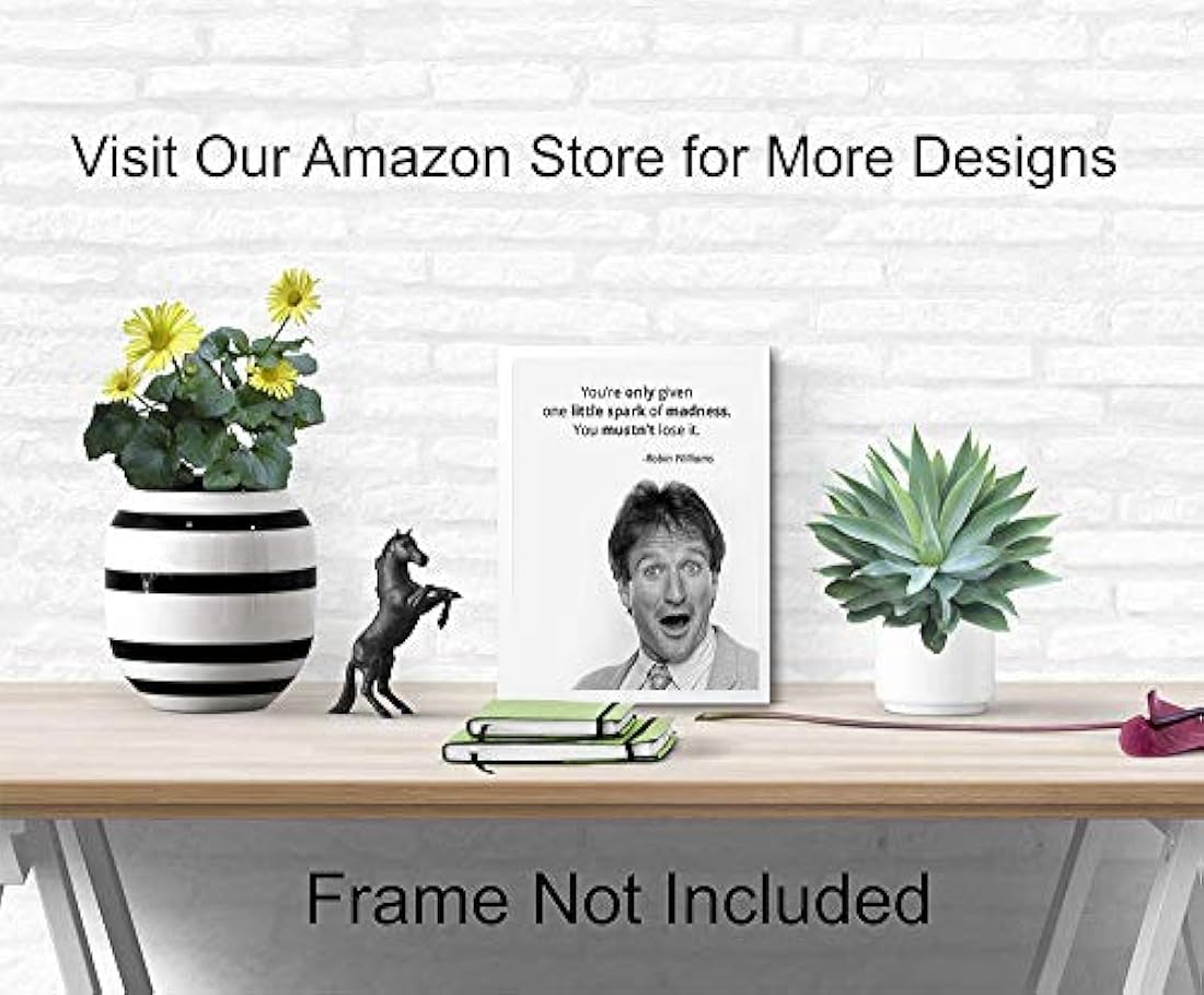cartel decorativo de pared de Robin Williams