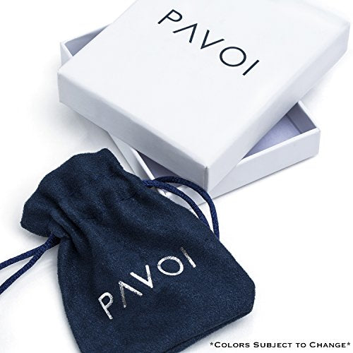 Pendientes de manguito chapado en oro blanco de 14 quilates