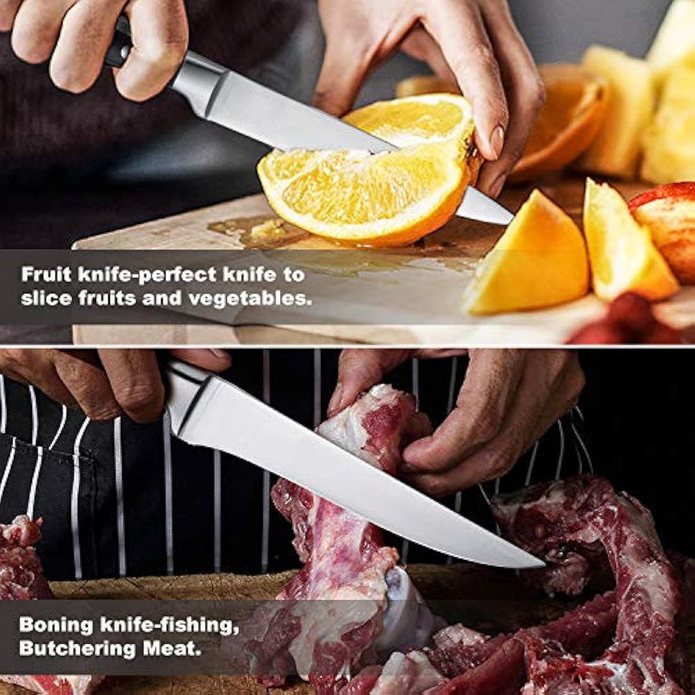 MAD SHARK cuchillo de cocina con cuchilla afilada de acero