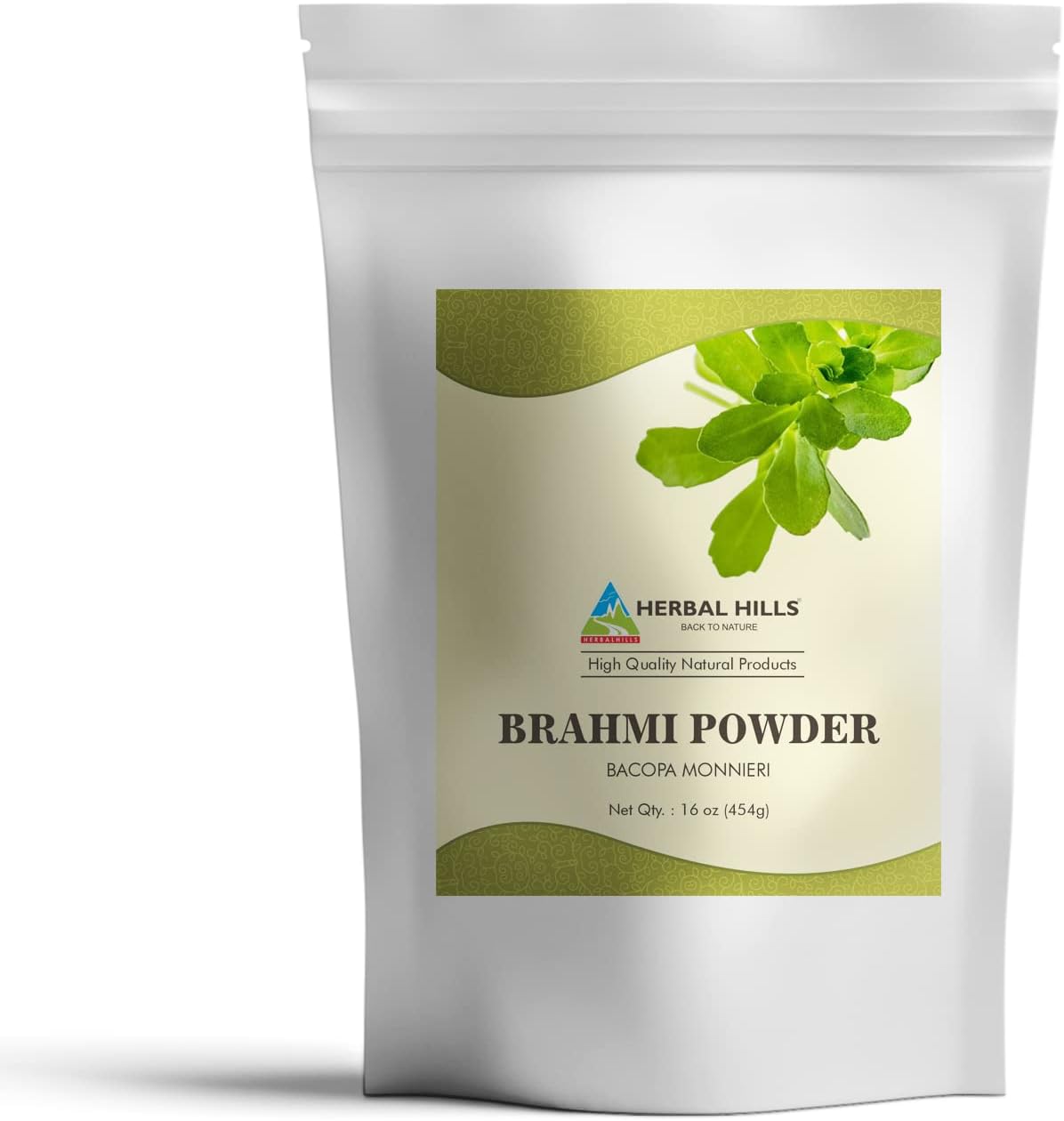 Suplemento Brahmi Powder Bacopa Monnieri Cuidado Cabello