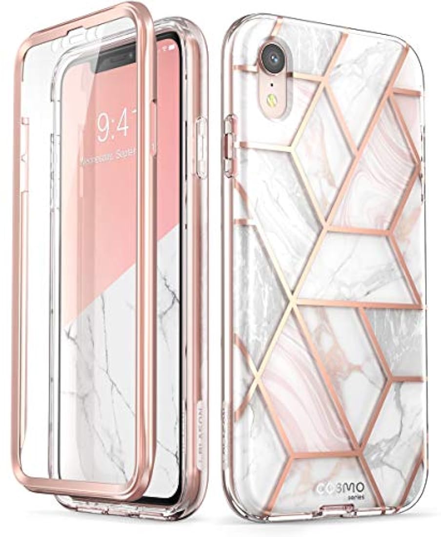 Funda para iPhone XR, protector de pantalla integrado