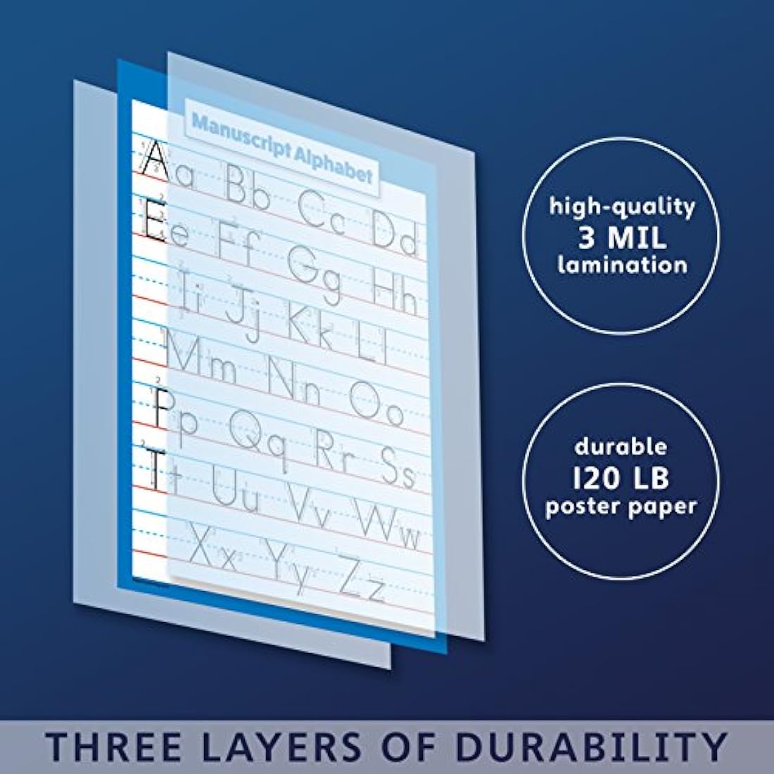 ABC diseño de alfabeto cursiva y Manuscript