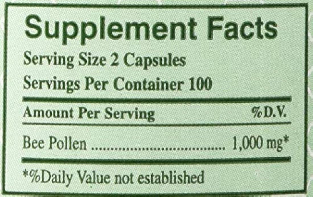 YS Organics Polen de abeja (200 cápsulas