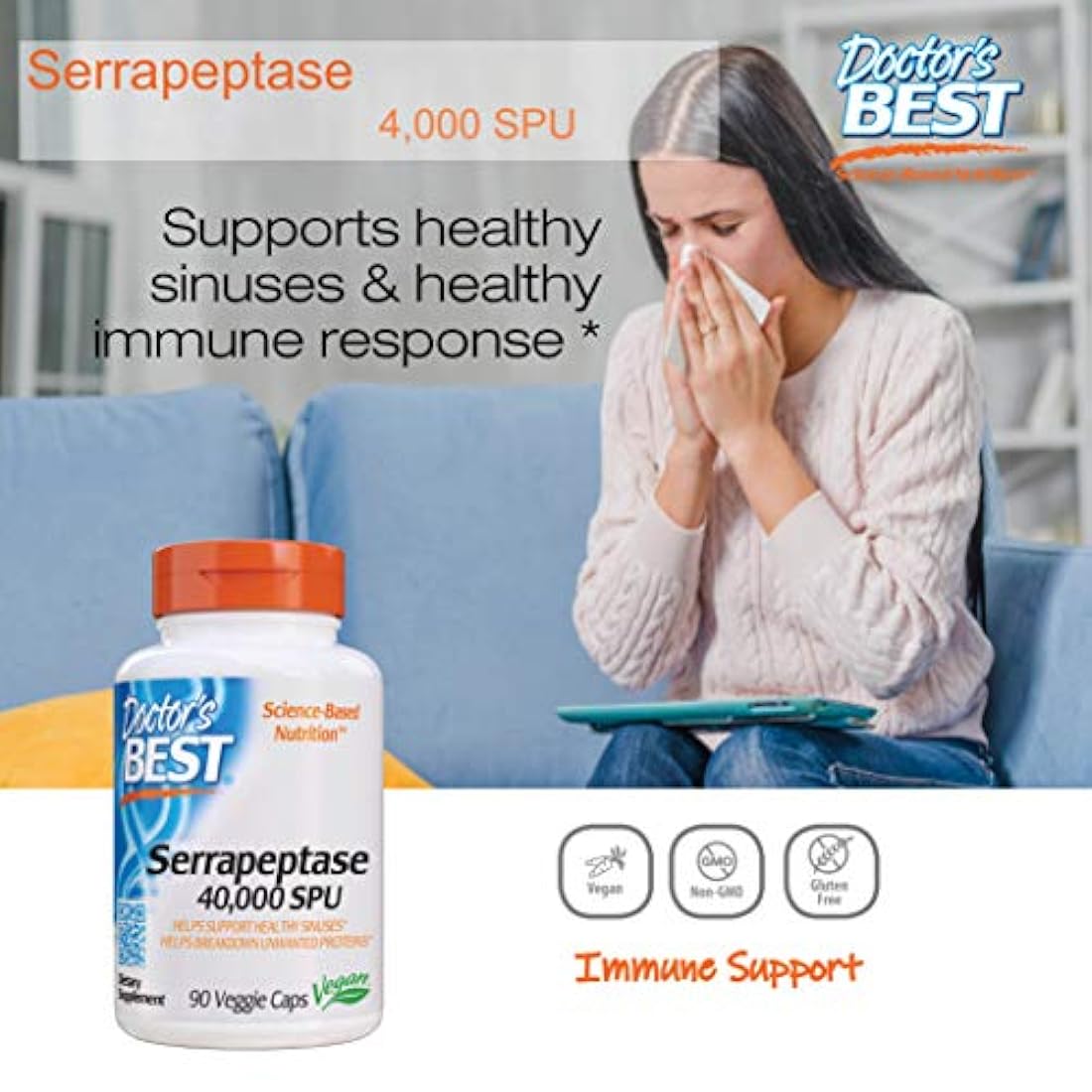 Serrapeptase unidades