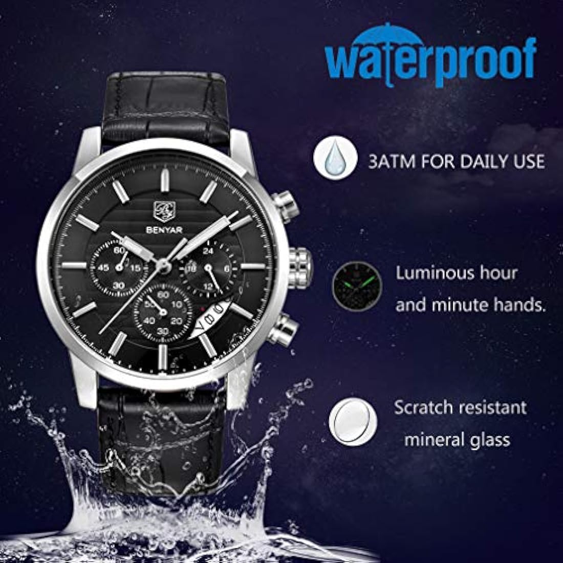 Relojes impermeables Diseño de negocios