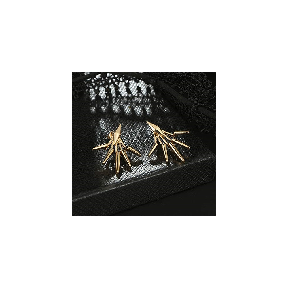Aretes elegantes de cristal con diseño de lágrima