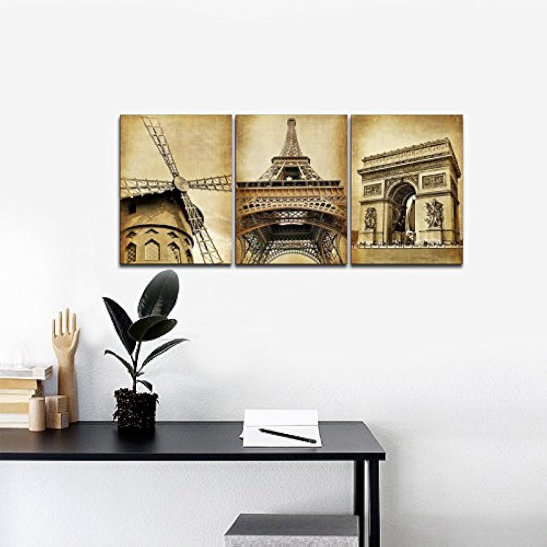 pyradecor lona enmarcado arte de pared para salón