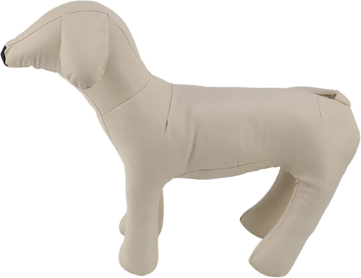 Maniquí de perro de piel, modelo M, para exhibición de mascotas