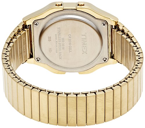 Reloj acero inoxidable con banda de expansión para hombre