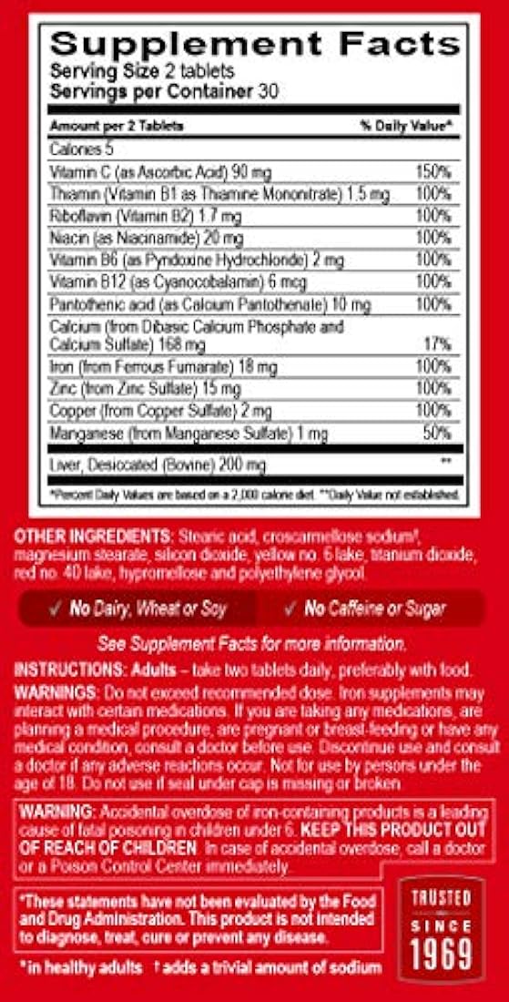 Globulo Rojo Multivitamínico con Vitamina C