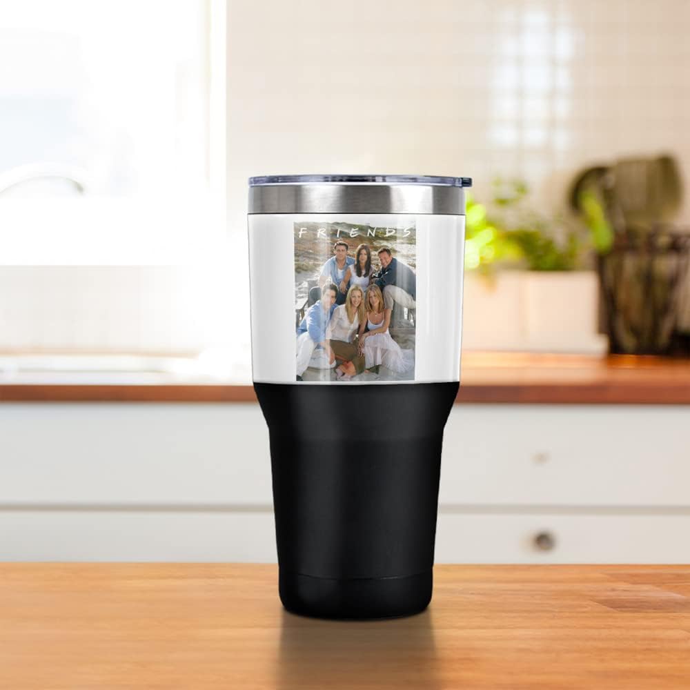 Taza de Acero Inoxidable LOGOVISION 30 oz con Tapa Antifugas