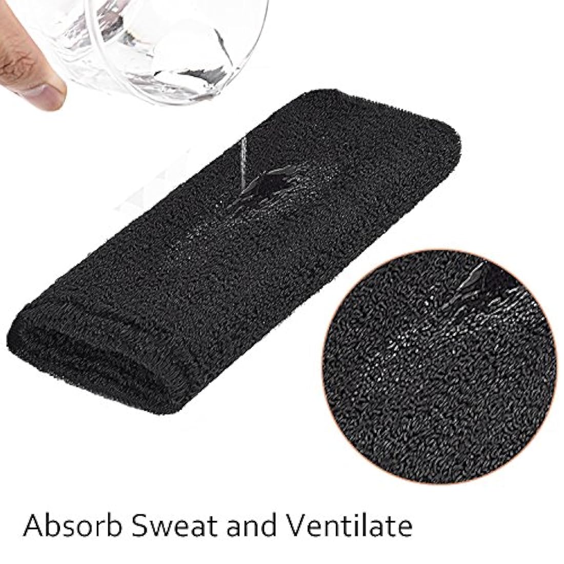 Muñequera deportiva elástica de algodón para deportes 5.9