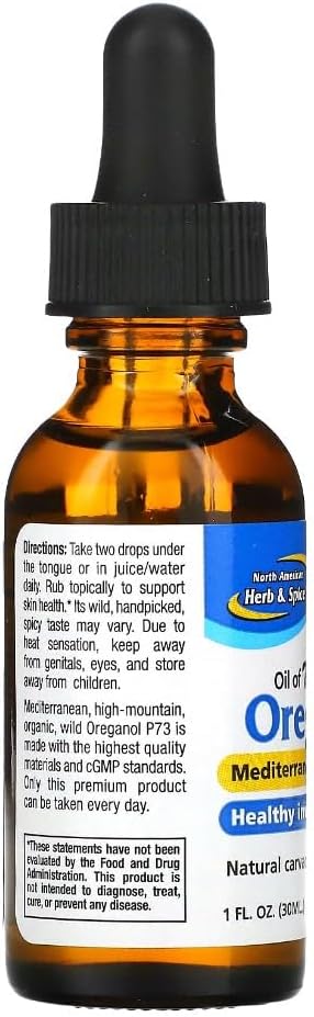 Aceite de Orégano Salvaje Orgánico, Apoyo Inmune, Salud Óptima