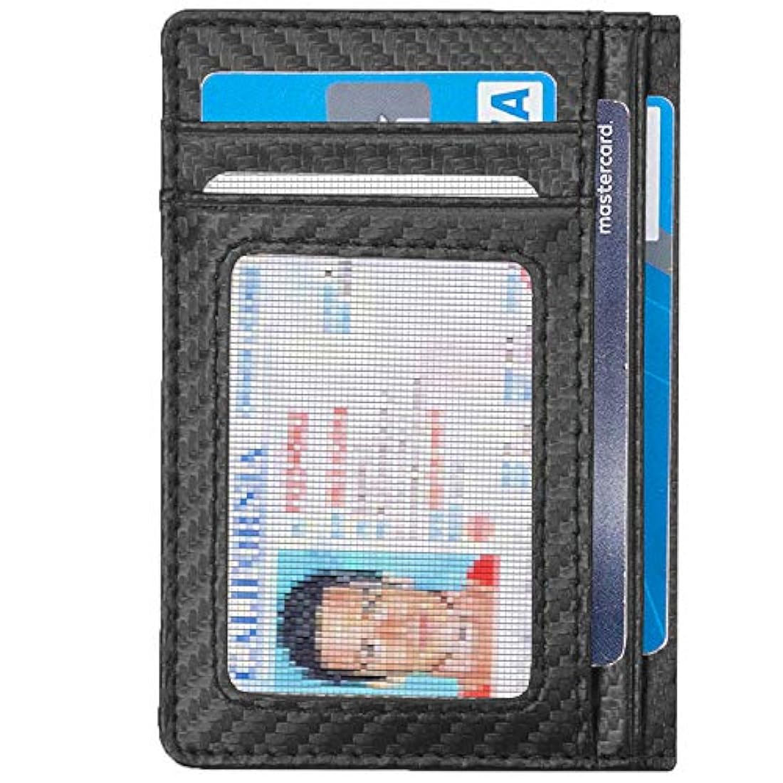 Billetera delgada minimalista con bolsillo frontal bifold