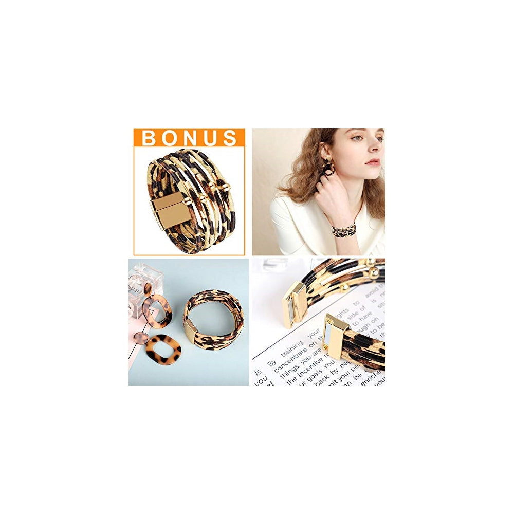 Aretes de acrílico para mujeres y niñas 9 pares